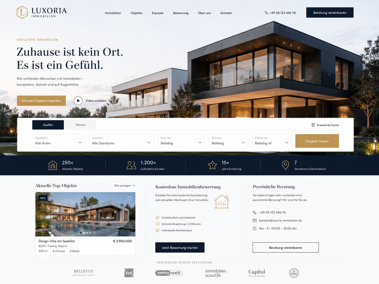Immobilien Demo Vorschau